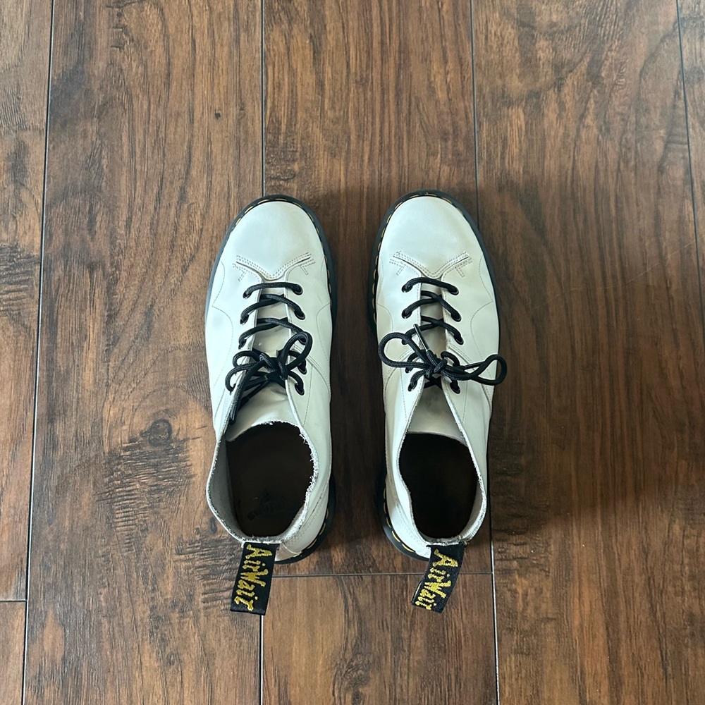 Dr. Marten’s White Mid